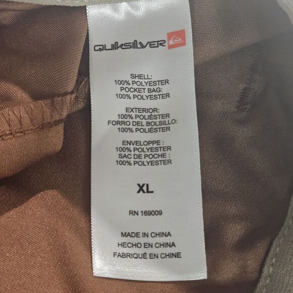 QuicksilverMen's Shorts /Size XL/ Brown / 4-Way Stretch & Moisture Wicking /New‎ - Picture 10 of 12